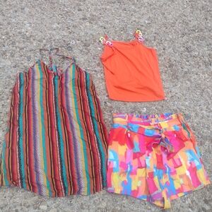SHEIN Colorful High Waist Shorts